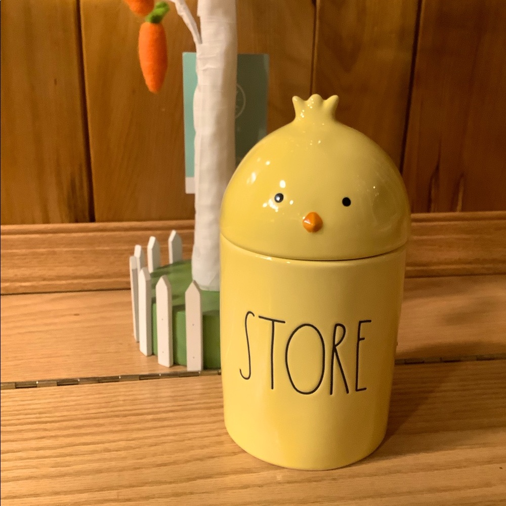 Rae Dunn Store Jar with Chick Lid